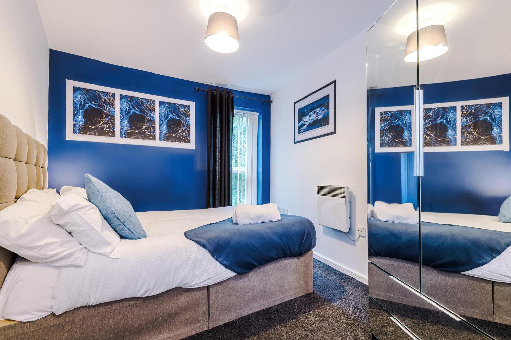 2 Bed Apartment With Balcony Private Parking Near Etihad Stadium, Coop Live Manchester Extérieur photo