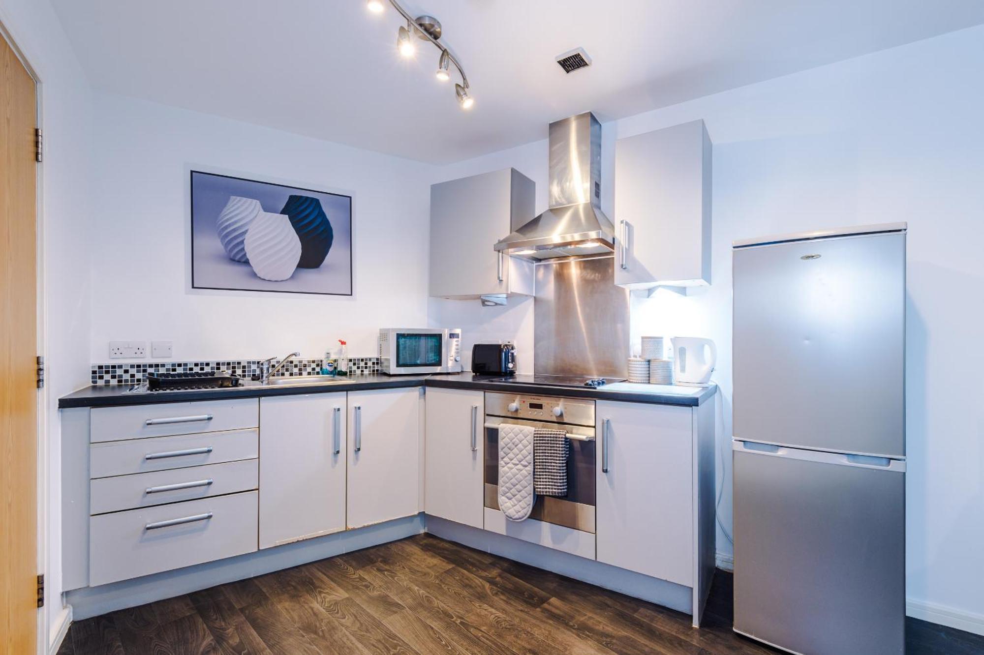 2 Bed Apartment With Balcony Private Parking Near Etihad Stadium, Coop Live Manchester Extérieur photo